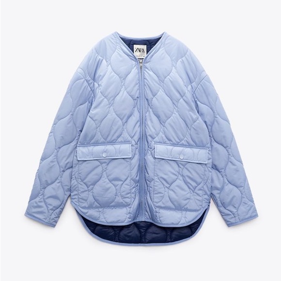 NWT Zara Oversized Quilted jacket - Picture 10 of 13